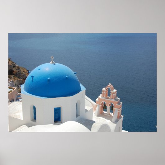 Poster Santorin Grèce (Devant)