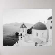 Santorin Grèce Iconic Domed Churches Vue sur la me