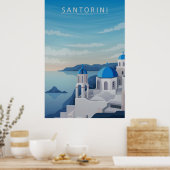 Poster Santorini (Cuisine)