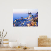 Poster Santorini (Keuken)