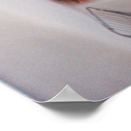 POSTER SANTORINI GRÈCE (Coin)