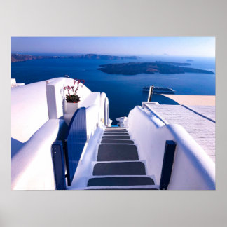 Poster Santorini Greece Wall Art