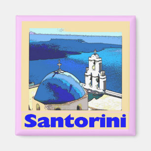 Poster Santorini Magneet