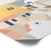 Poster santorini vintage  (Hoek)