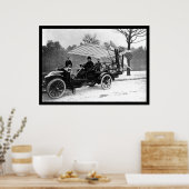 Poster Santos Dumont Avion Car 1909 (Cuisine)