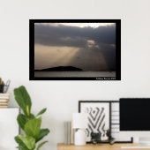 Poster Sanya après la tempête, Chine (Bureau à domicile)