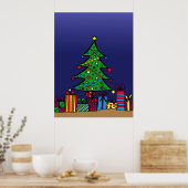 Poster sapin de Noël (Cuisine)