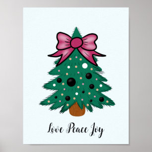 Poster sapin de Noël