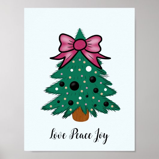 Poster sapin de Noël (Devant)