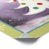 Poster Sapin de Noël blanc (Coin)