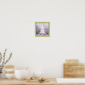 Poster Sapin de Noël blanc (Cuisine)