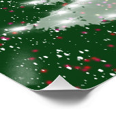 Poster Sapin de Noël Enchanted Winter Glow (Coin)