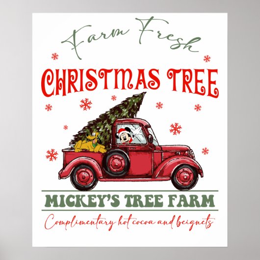 Poster sapin de Noël fraîchement coupé2 (Devant)