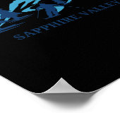 Poster Sapphire Valley North Carolina Ski Resort Skiing S (Coin)