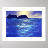 Poster Sapphire Waves (Devant)