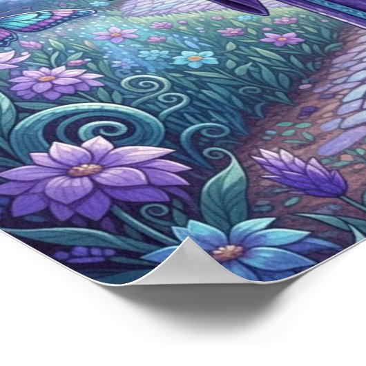 Poster SapphireButterFly2 (Coin)