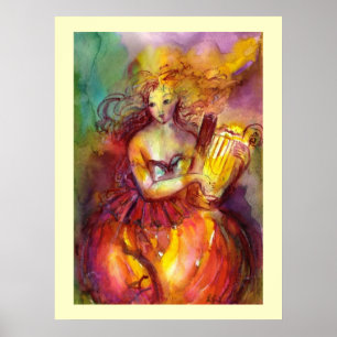 POSTER SAPPHO ,DANSE, MUSIQUE ET POÉSIE