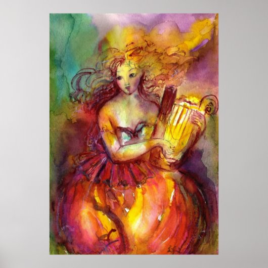 POSTER SAPPHO, DANSE, MUSIQUE ET POÉSIE (Devant)