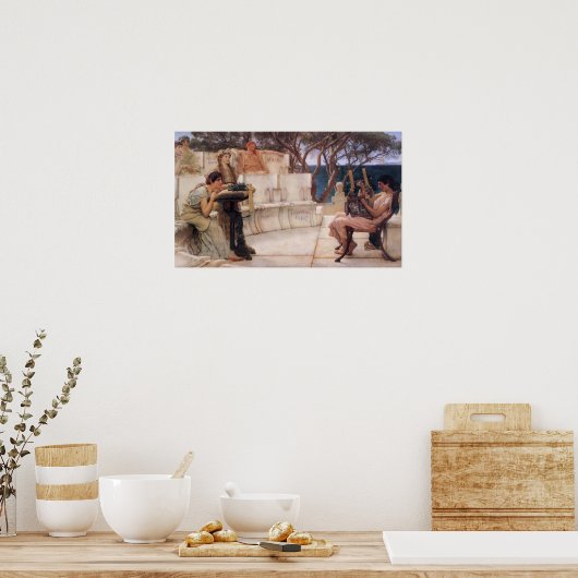Poster Sappho et Alcaeus (Cuisine)