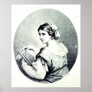 Poster Sappho, gravée par Pye, 1774