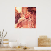 Poster Sappho par gustav klimt, Représentation du grec (Cuisine)