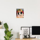 Poster Sara avec son chien, Cassatt (Bureau à domicile)