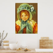 Poster Sara in a Green Bonnet. c. 1901, Mary Cassatt (Cuisine)