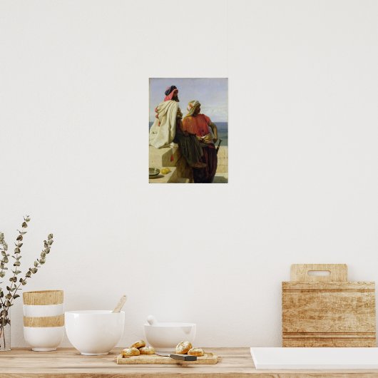 Poster Saracens devant leur position, 1864 (Cuisine)