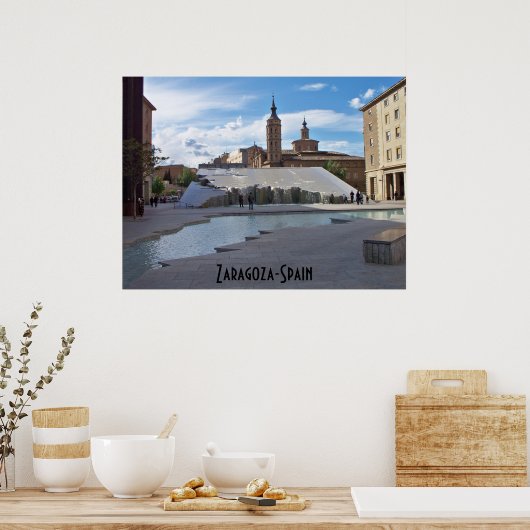 Poster Saragosse-Espagne (Cuisine)