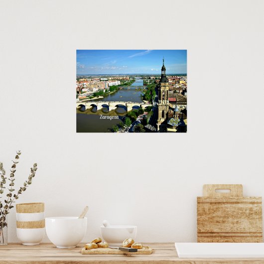 Poster Saragosse, Espagne (Cuisine)