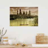 Poster Saragosse-Espagne II (Cuisine)