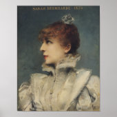 Poster Sarah Bernhardt 1875 (Devant)