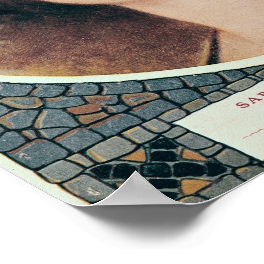 Poster Sarah Bernhardt à Gismonda (Coin)