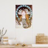 Poster Sarah Bernhardt - Alphonse Mucha (Cuisine)