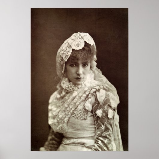 Poster Sarah Bernhardt dans le rôle de Marion Delorme (Devant)