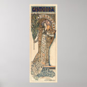 Poster Sarah Bernhardt par Alphonse Mucha (Devant)