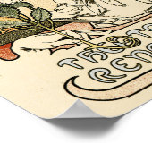 Poster SARAH BERNHARDT Paris Theatre Mucha Art Nouveau (Coin)