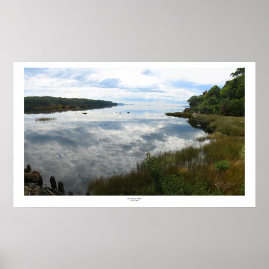 Poster Sarah Island Sky, Tasmanie (Devant)