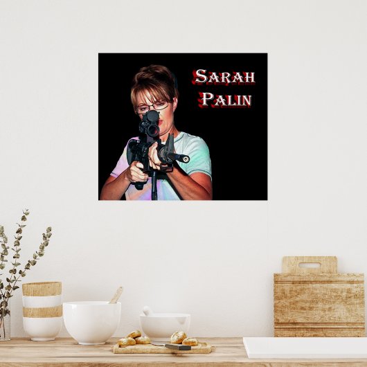Poster Sarah Palin (Cuisine)