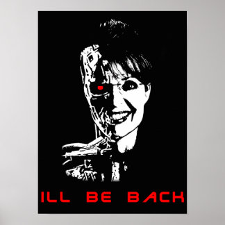 Poster sarah palin - ill be back