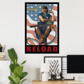 Poster Sarah Para Bellum RECHARGER (Bureau à domicile)