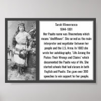 Sarah Winnemucca Responsable de l'auteur amérindie