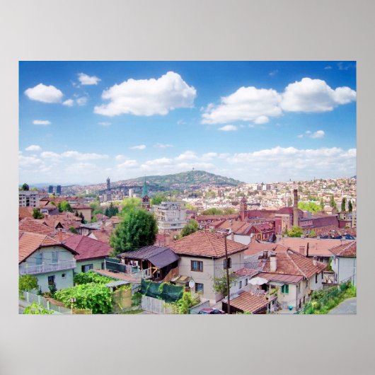 Poster Sarajevo, Bistrik View (Devant)