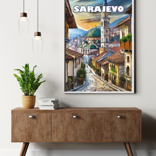 Poster Sarajevo, ville d'espoir et de mémoire