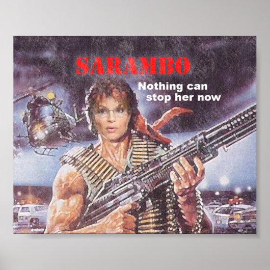 Poster SARAMBO - Rien Ne Peut L'Arrêter (Devant)