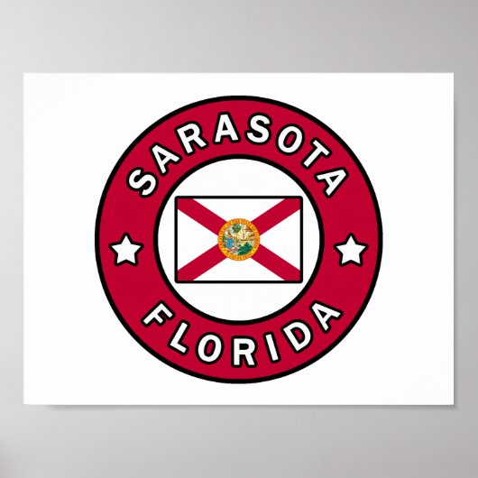 Poster Sarasota Floride (Devant)