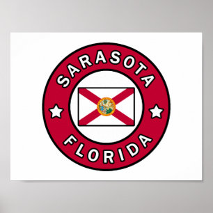 Poster Sarasota la Floride