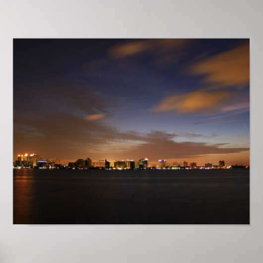 Poster Sarasota Skyline (Devant)