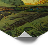 Poster Saraswati, déesse de la musique par Raja Ravi Varm (Coin)