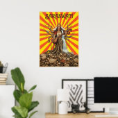 Poster Saraswati V01 (Bureau à domicile)